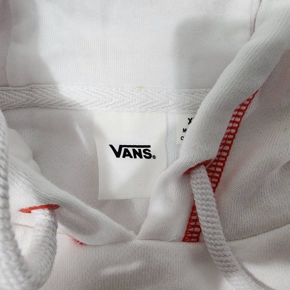 Vans Pro Stitched Versa Hoodie Women's White/Red New - Picture 5 of 7